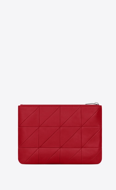 jamie A5 pouch "carré rive gauche" in lambskin